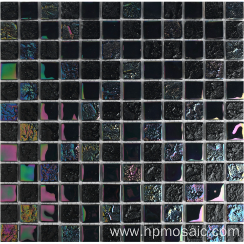 Mosaic glass swimming pool tiles